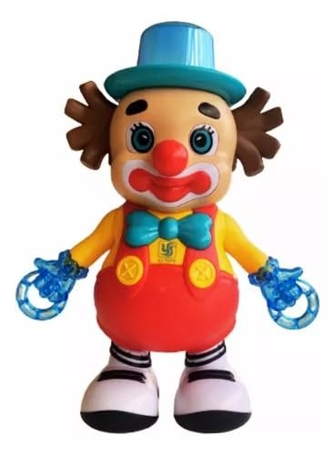 Dancing Clown Joker Toy for Kids with Lights & Music,