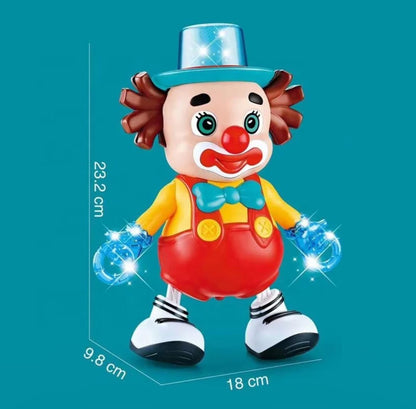 Dancing Clown Joker Toy for Kids with Lights & Music,