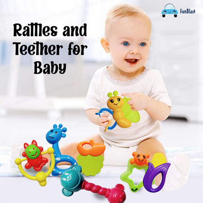 FUNBLAST PLASTIC RATTLES AND TEETHERS