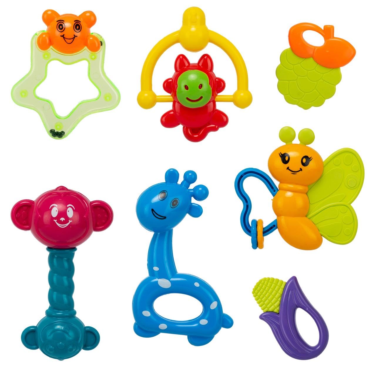 FUNBLAST PLASTIC RATTLES AND TEETHERS