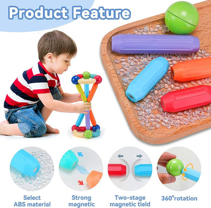 Magnetic Sticks-Ball) 36 Pcs