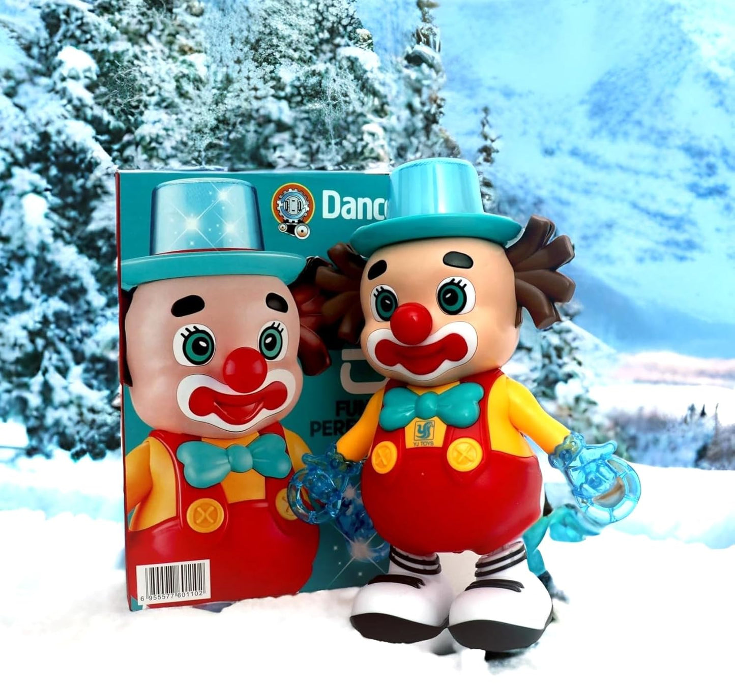 Dancing Clown Joker Toy for Kids with Lights & Music,