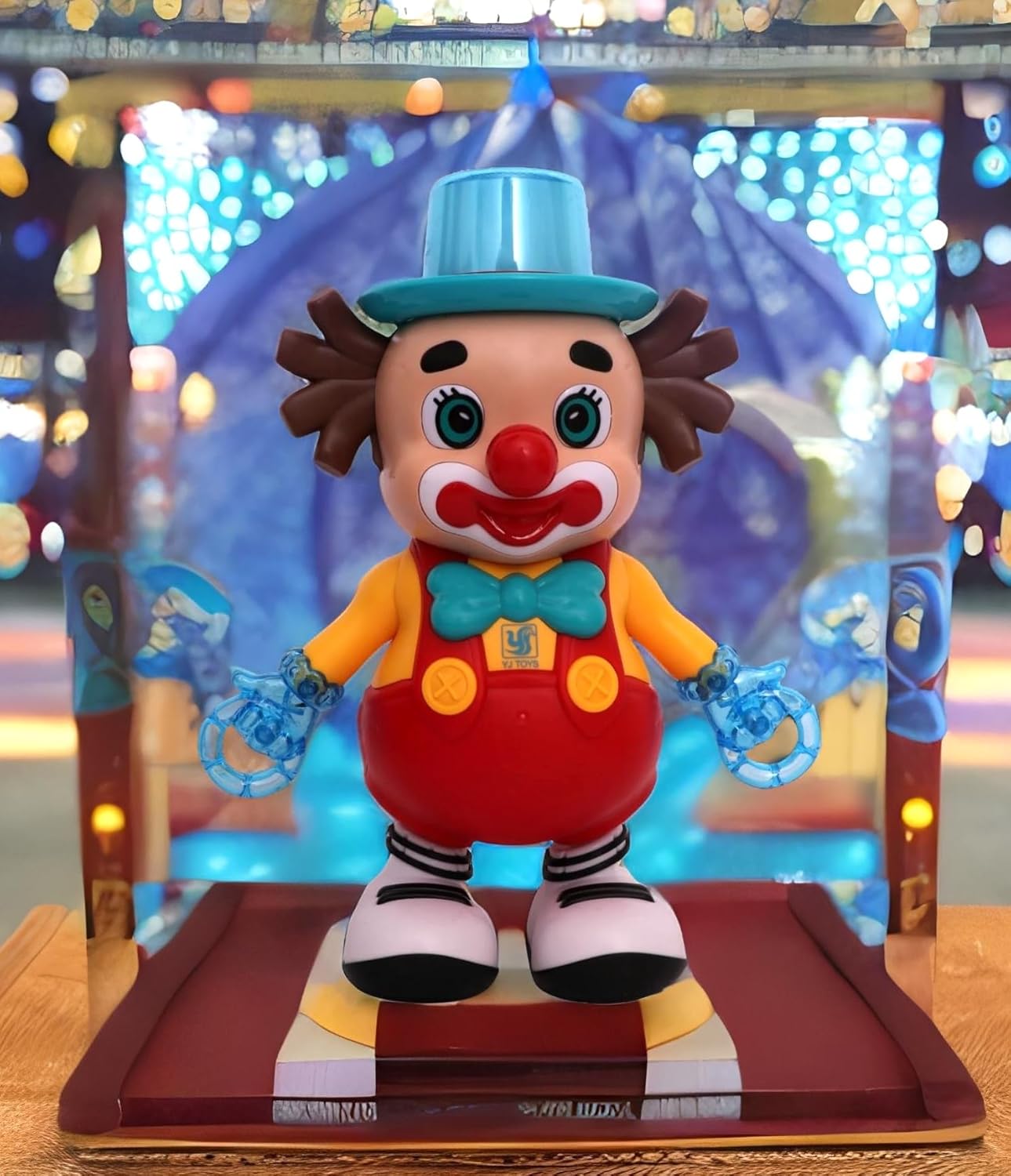 Dancing Clown Joker Toy for Kids with Lights & Music,