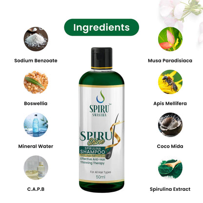 Spiru Shine Shampoo  (Square 250ml)