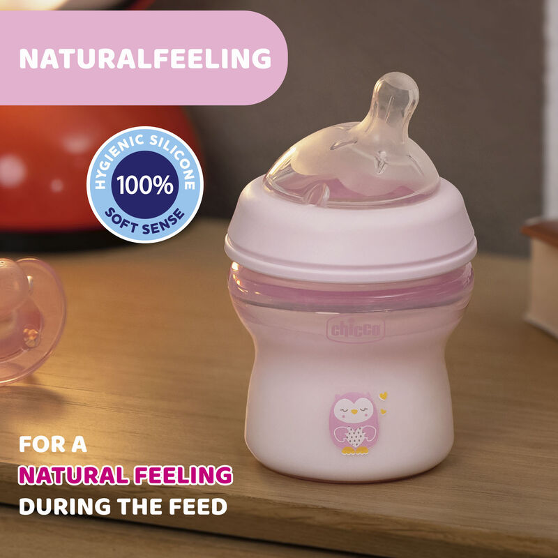 NaturalFeeling Feeding Bottle (150ml, Slow) (Pink) (Blue)