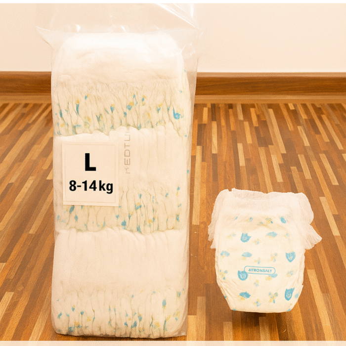 Baby Diaper Pants Loose, Large - Image 1