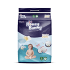 Honey Bunny Premium Baby Diaper Pants – Large (9–14 Kg) | 62 Pcs