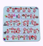 Wooden Hindi Vernmala Alphabet (क, ख, ग, घ,)